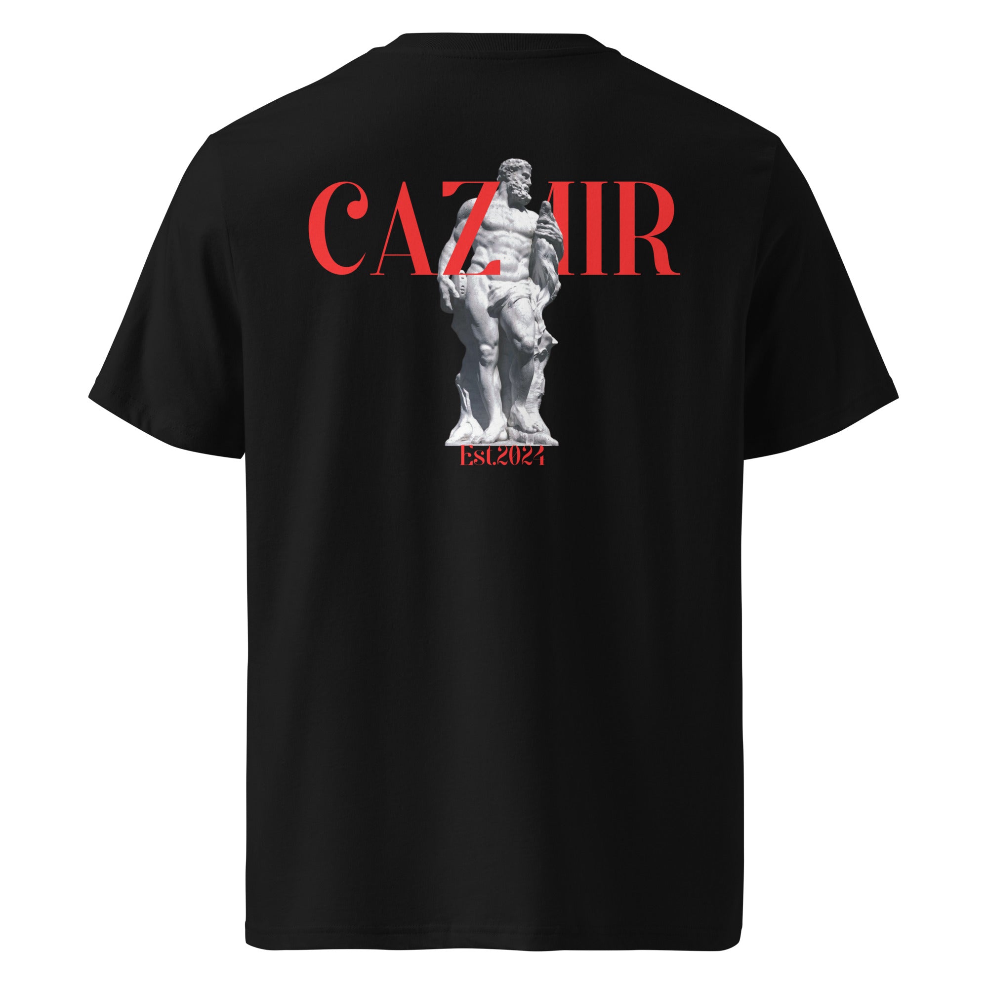 CAZMIR-EMBROIDERED Unisex organic cotton t-shirt