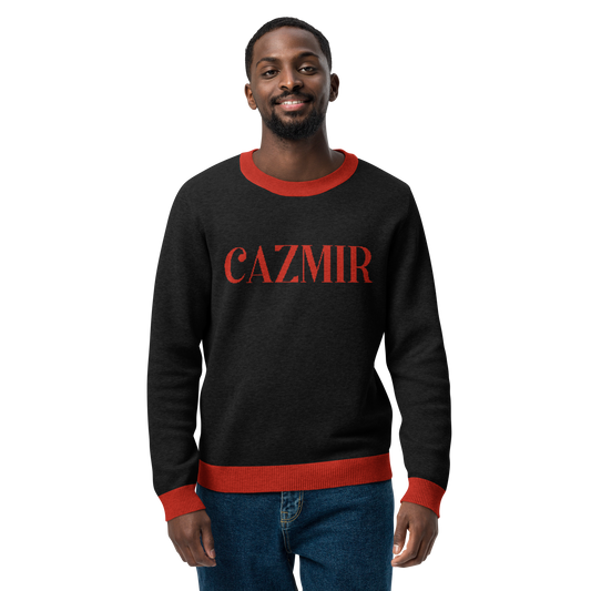 CAZMIR-Knitted crew neck sweater