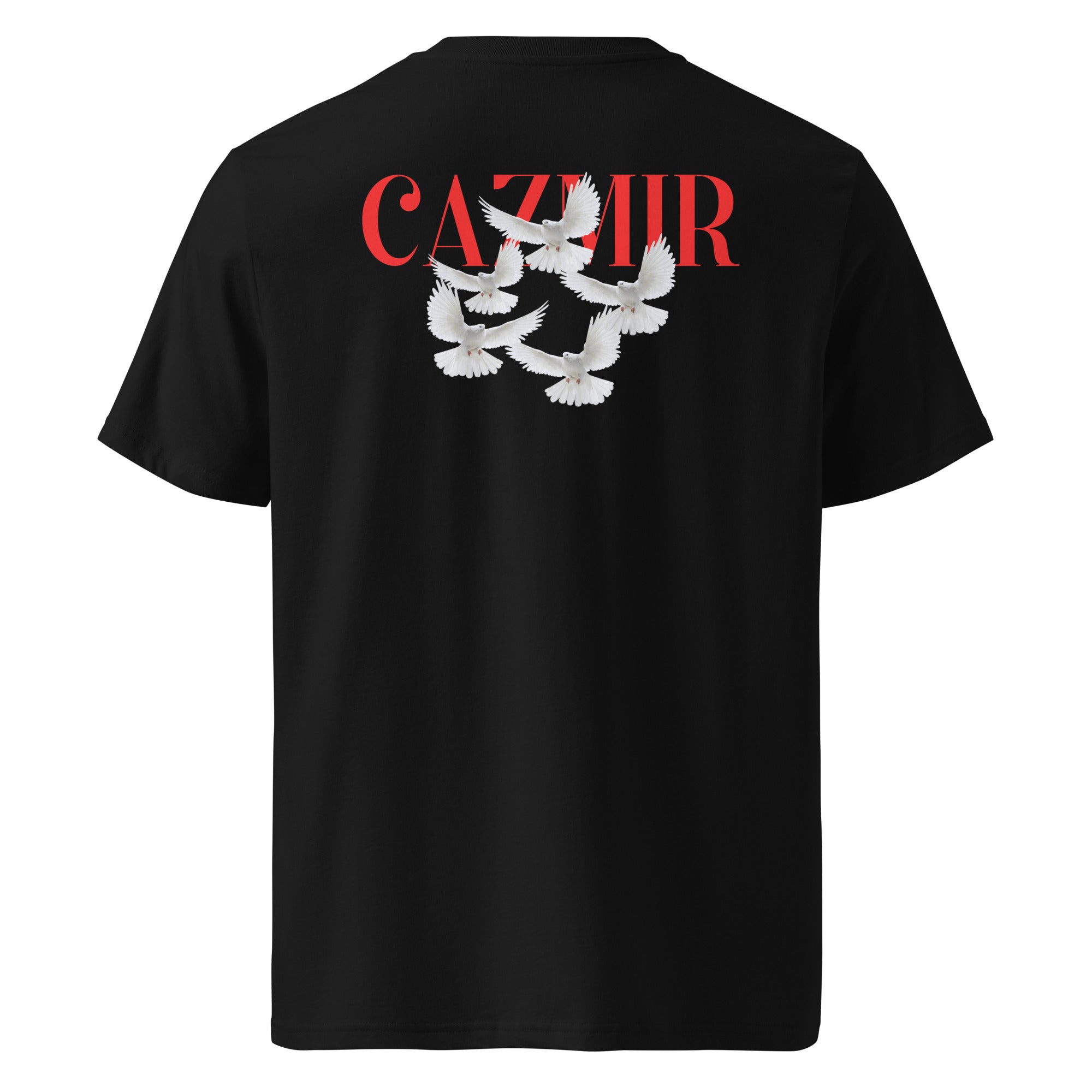 CAZMIR-EMBROIDERED Unisex organic cotton t-shirt