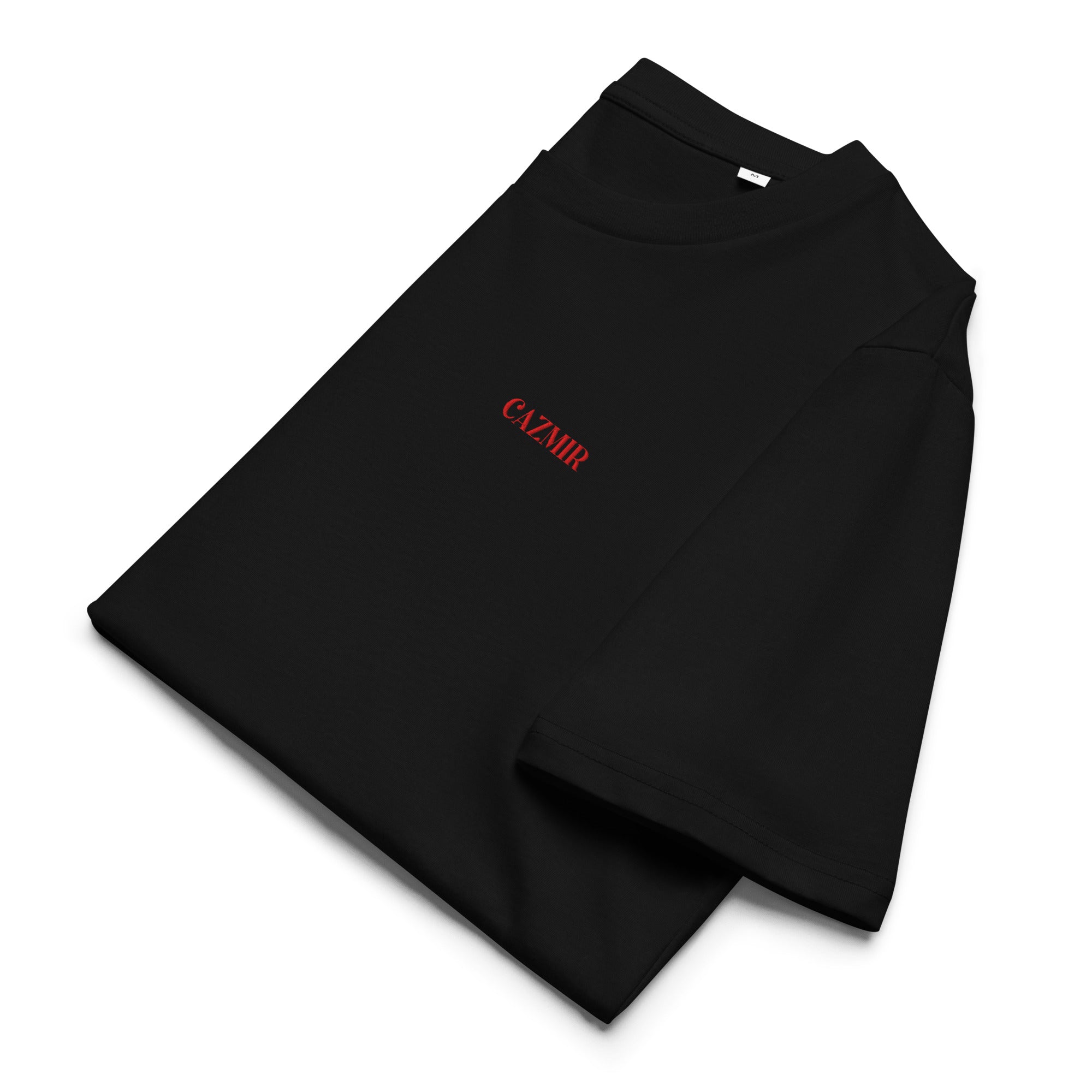 CAZMIR-EMBROIDERED Unisex organic cotton t-shirt